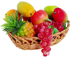 Simulation of fruits and vegetables