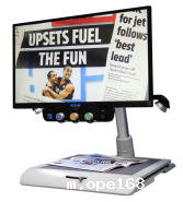 Desktop near electronic visual aid-