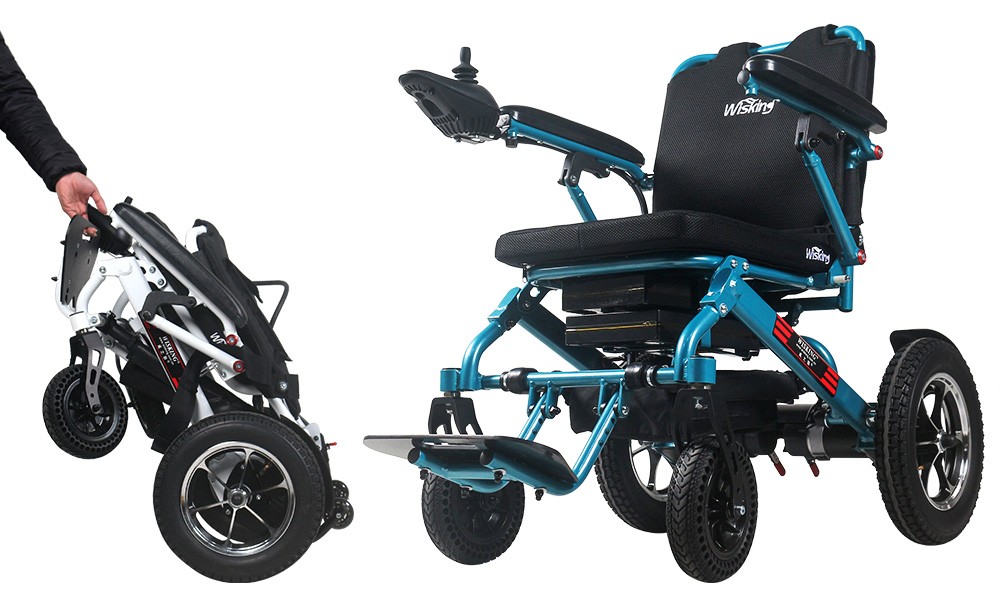 威之群折叠电动轮椅