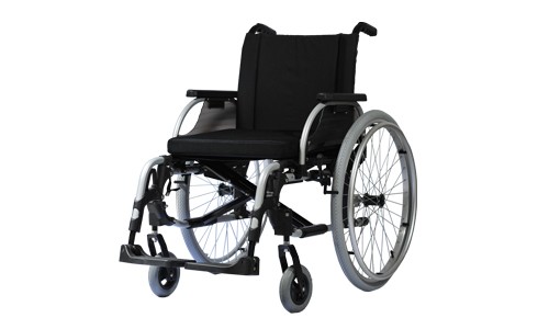 便携式H110休闲运动款截瘫轮椅轻便可折叠快拆手动轮椅可挂电动车头