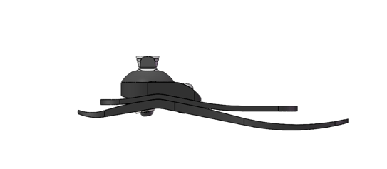 High activity carbon fiber foot-