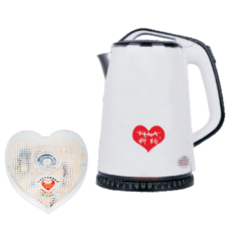 语音闪光双层防烫电水壶