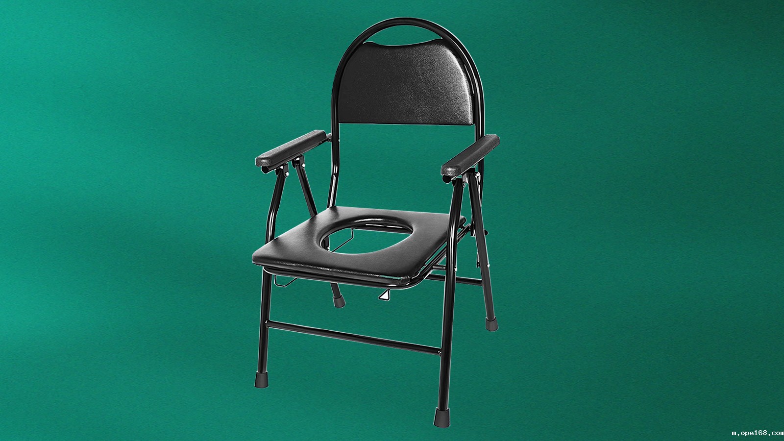 Black potty chair
