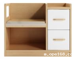 Solid wood shoe-changing stool