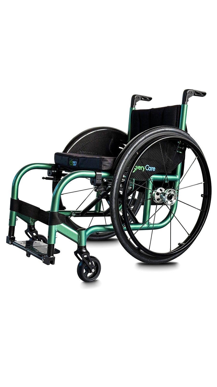 Folding sports wheelchair