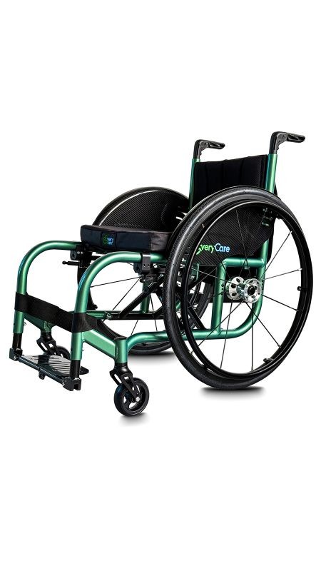 Folding sports wheelchair-
