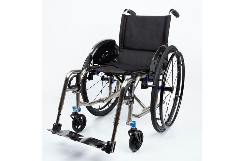 钛合金折叠轮椅-